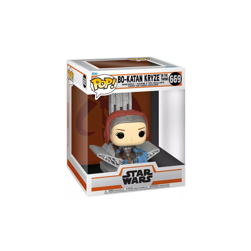 Funko Pop - 669 - Star Wars : Le Mandalorien : Bo-Katan Kryze sur le Trône