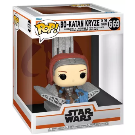 Funko Pop - 669 - Star Wars : Le Mandalorien : Bo-Katan Kryze sur le Trône