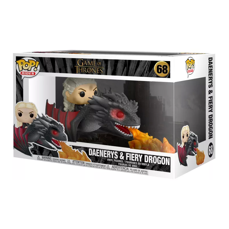 Funko Pop - 68 - Game of Thrones : Daenerys & Fiery Drogon