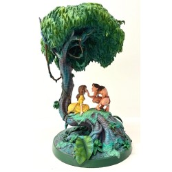 Tarzan - Figurine de collection de Tarzan et Jane - Collection 25e anniversaire de Tarzan à Disneyland Paris