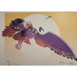 Anya - Art print 10/30 et dédicace signé par Crisse au Festi'BD à Ozoir La ferrière