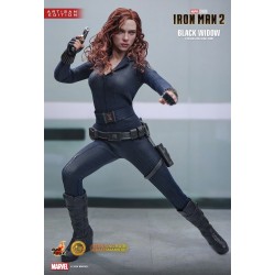 Hot Toys MMS757AE Iron Man 2 Collectible Action Figurine 1/6 Black Widow (Artisan Edition) 28cm