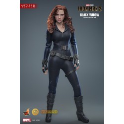 Hot Toys MMS757AE Iron Man 2 Collectible Action Figurine 1/6 Black Widow (Artisan Edition) 28cm