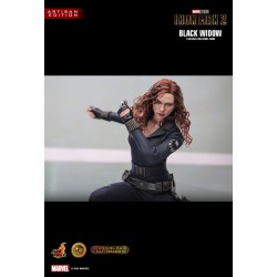 Hot Toys MMS757AE Iron Man 2 Collectible Action Figurine 1/6 Black Widow (Artisan Edition) 28cm