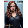 Hot Toys MMS757AE Iron Man 2 Collectible Action Figurine 1/6 Black Widow (Artisan Edition) 28cm