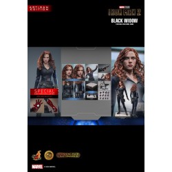Hot Toys MMS757AE Iron Man 2 Collectible Action Figurine 1/6 Black Widow (Artisan Edition) 28cm