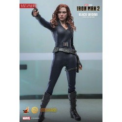 Hot Toys MMS757AE Iron Man 2 Collectible Action Figurine 1/6 Black Widow (Artisan Edition) 28cm