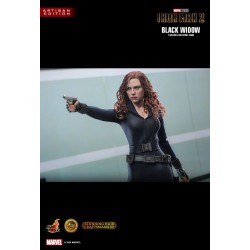 Hot Toys MMS757AE Iron Man 2 Collectible Action Figurine 1/6 Black Widow (Artisan Edition) 28cm