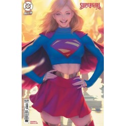 Supergirl 1 (Cover B Stanley Artgerm Lau Variant Signed Edition) by: Stanley Artgerm Lau