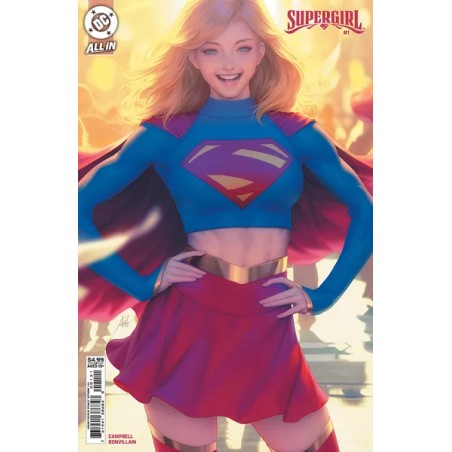 Supergirl 1 (Cover B Stanley Artgerm Lau Variant Signed Edition) by: Stanley Artgerm Lau