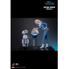 Hot Toys MMS824 Les 4 Fantastiques Premiers Pas Collectible Set 16 Invisible Woman and H.E.R.B.I.E. 16-28cm