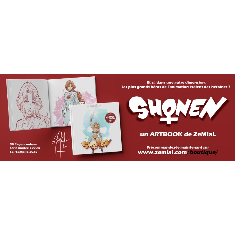 Sh♀nen – Artbook - ZeMial - 500ex Sh♀nen – Artbook - ZeMial - 500ex