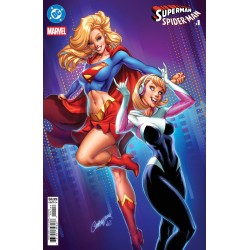 DC Marvel Superman Spider-Man #1 (One Shot) Cover N J Scott Campbell Card Stock Var