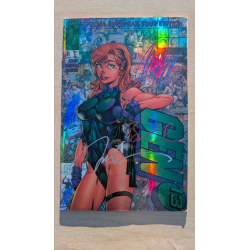 Gen13 #11 Special European Tour Edition 1996 Image Comics - 3 signatures Brandon Choi, J. Scott Campbell et Jim Lee