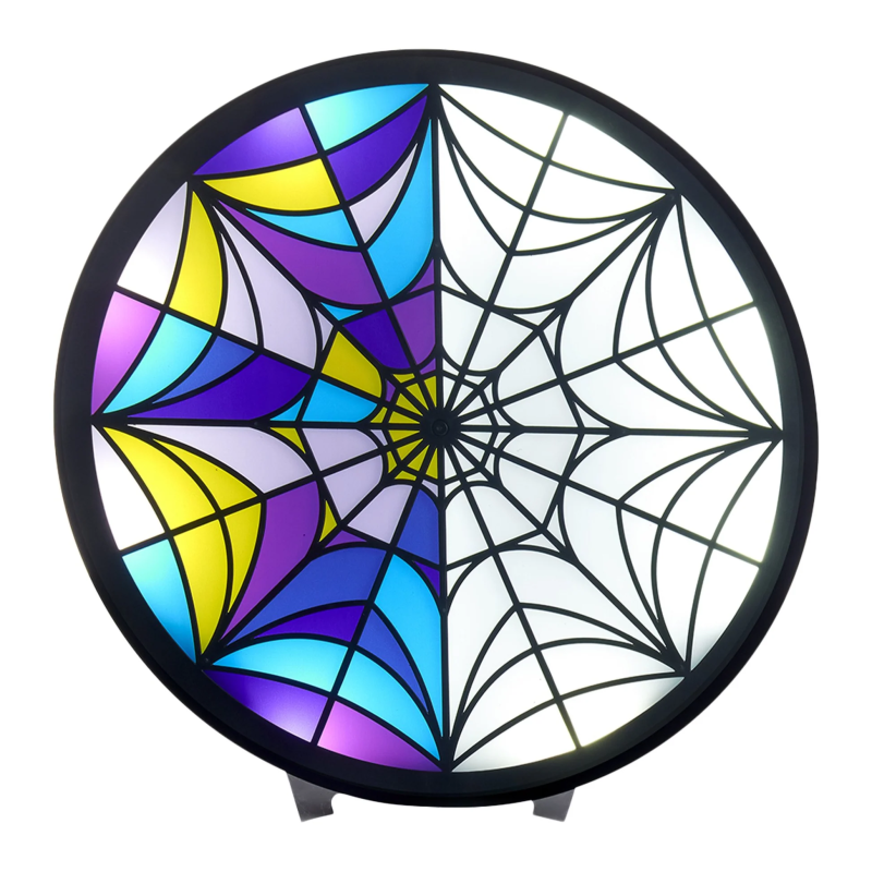 Lampe Vitrail - Série Mercredi