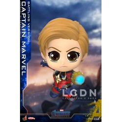 Hot Toys COSB663 Avengers Endgame Captain Marvel (Battling Version) Cosbaby (S)  10cm
