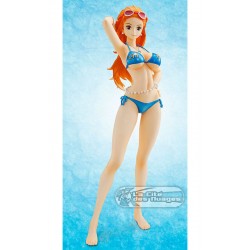 One Piece Excellent Model P.O.P. Sailing Again Nami Crimin Ver. + Official GuideBook POPs