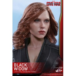 Hot Toys MMS365 Captain America Civil War Black Widow Scarlett Johansson 1/6 Collectible Figurine 28cm