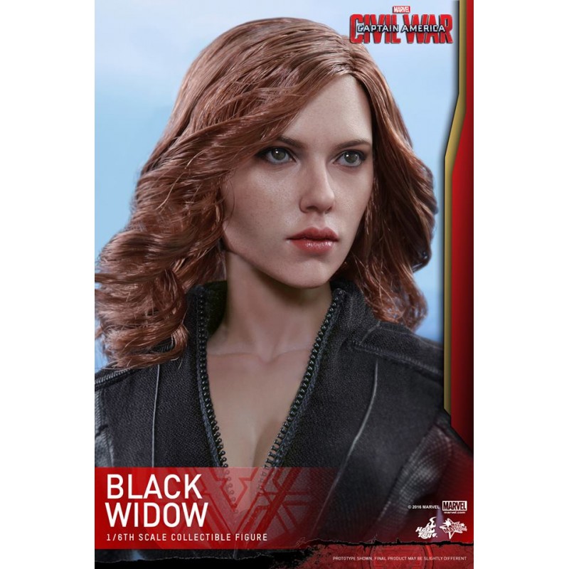 Hot Toys MMS365 Captain America Civil War Black Widow Scarlett Johansson 1/6 Collectible Figurine 28cm