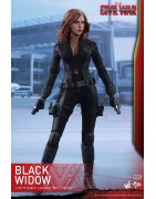 Hot Toys MMS365 Captain America Civil War Black Widow Scarlett Johansson 1/6 Collectible Figurine 28cm