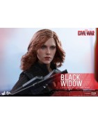 Hot Toys MMS365 Captain America Civil War Black Widow Scarlett Johansson 1/6 Collectible Figurine 28cm