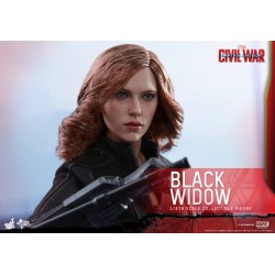 Hot Toys MMS365 Captain America Civil War Black Widow Scarlett Johansson 1/6 Collectible Figurine 28cm