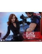 Hot Toys MMS365 Captain America Civil War Black Widow Scarlett Johansson 1/6 Collectible Figurine 28cm