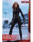Hot Toys MMS365 Captain America Civil War Black Widow Scarlett Johansson 1/6 Collectible Figurine 28cm