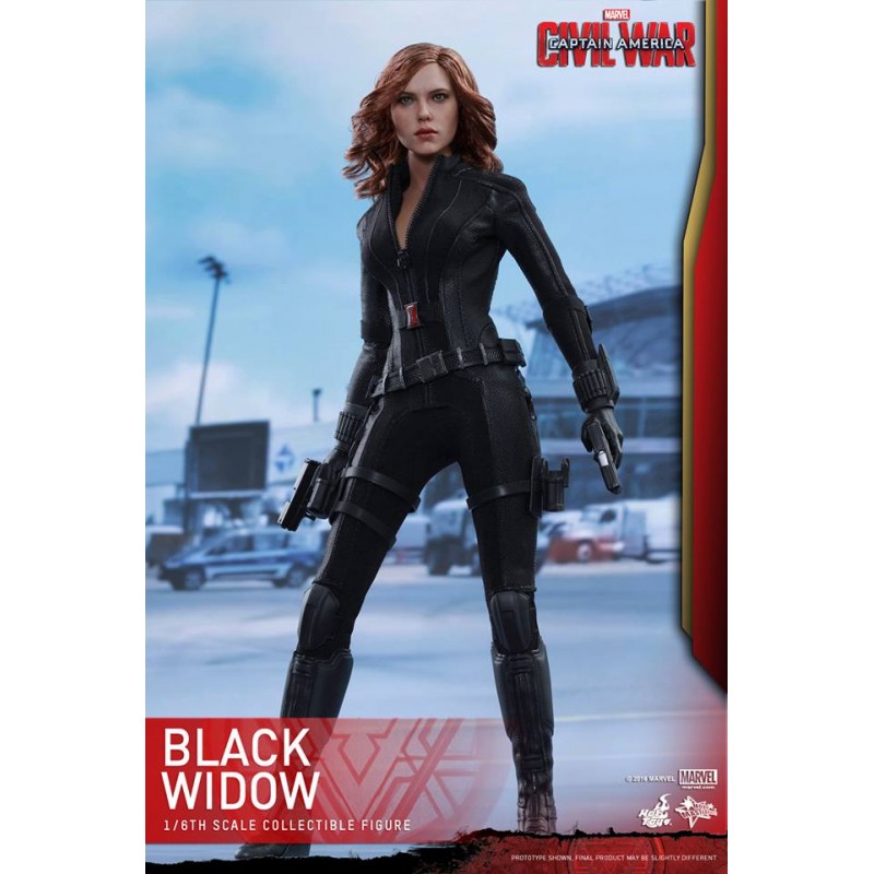 Hot Toys MMS365 Captain America Civil War Black Widow Scarlett Johansson 1/6 Collectible Figurine 28cm Hot Toys MMS365 Captain America Civil War Black Widow Scarlett Johansson 1/6 Collectible Figurine 28cm
