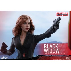 Hot Toys MMS365 Captain America Civil War Black Widow Scarlett Johansson 1/6 Collectible Figurine 28cm
