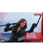 Hot Toys MMS365 Captain America Civil War Black Widow Scarlett Johansson 1/6 Collectible Figurine 28cm