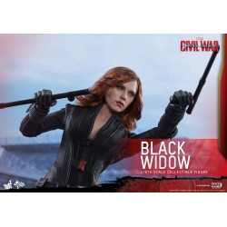 Hot Toys MMS365 Captain America Civil War Black Widow Scarlett Johansson 1/6 Collectible Figurine 28cm