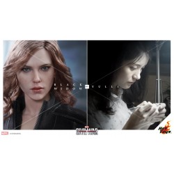 Hot Toys MMS365 Captain America Civil War Black Widow Scarlett Johansson 1/6 Collectible Figurine 28cm