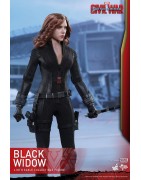 Hot Toys MMS365 Captain America Civil War Black Widow Scarlett Johansson 1/6 Collectible Figurine 28cm