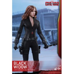 Hot Toys MMS365 Captain America Civil War Black Widow Scarlett Johansson 1/6 Collectible Figurine 28cm