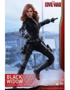 Hot Toys MMS365 Captain America Civil War Black Widow Scarlett Johansson 1/6 Collectible Figurine 28cm