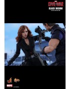 Hot Toys MMS365 Captain America Civil War Black Widow Scarlett Johansson 1/6 Collectible Figurine 28cm