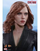 Hot Toys MMS365 Captain America Civil War Black Widow Scarlett Johansson 1/6 Collectible Figurine 28cm