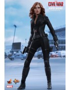 Hot Toys MMS365 Captain America Civil War Black Widow Scarlett Johansson 1/6 Collectible Figurine 28cm