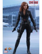 Hot Toys MMS365 Captain America Civil War Black Widow Scarlett Johansson 1/6 Collectible Figurine 28cm
