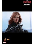 Hot Toys MMS365 Captain America Civil War Black Widow Scarlett Johansson 1/6 Collectible Figurine 28cm