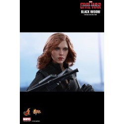 Hot Toys MMS365 Captain America Civil War Black Widow Scarlett Johansson 1/6 Collectible Figurine 28cm