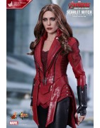 Hot Toys MMS357 Avengers Age of Ultron Scarlet Witch (New Avengers Version) Movie Promo Edition 1/6 Collectible Figurine 28cm