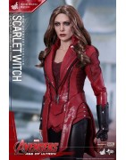 Hot Toys MMS357 Avengers Age of Ultron Scarlet Witch (New Avengers Version) Movie Promo Edition 1/6 Collectible Figurine 28cm