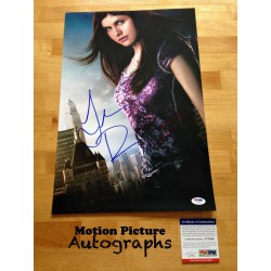 Autographe de Alexandra DADDARIO SIGNED 12X18 PHOTO PSA DNA COA AUTOGRAPH