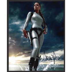 Autographe de Angelina JOLIE Tomb Raider hand signed 8x10 photo with COA