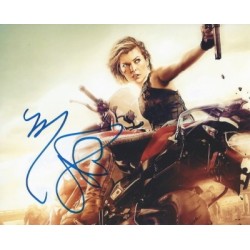 Autographe de Milla JOVOVICH - Resident Evil