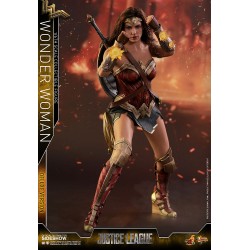 Hot Toys MMS451 Justice League Wonder Woman Gal Gadot Deluxe Version 1/6 Collectible Figurine 29cm