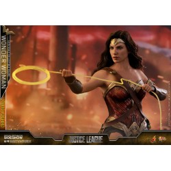 Hot Toys MMS451 Justice League Wonder Woman Gal Gadot Deluxe Version 1/6 Collectible Figurine 29cm