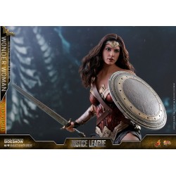 Hot Toys MMS451 Justice League Wonder Woman Gal Gadot Deluxe Version 1/6 Collectible Figurine 29cm